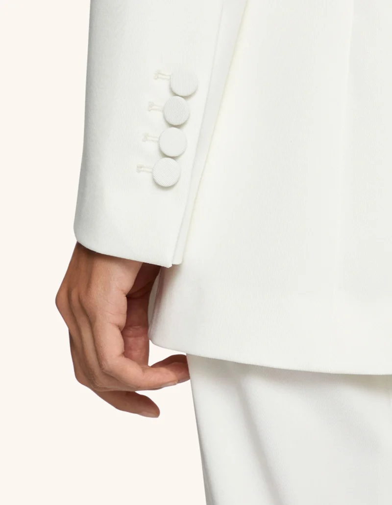 Einreihiger Blazer mit Satin-Revers