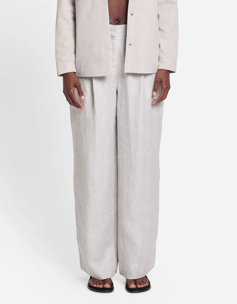 Leinen-Mix Wide-Leg Hose Nimela