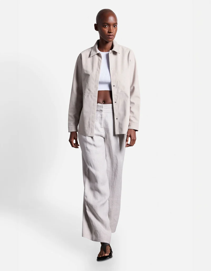 Leinen-Mix Wide-Leg Hose Nimela