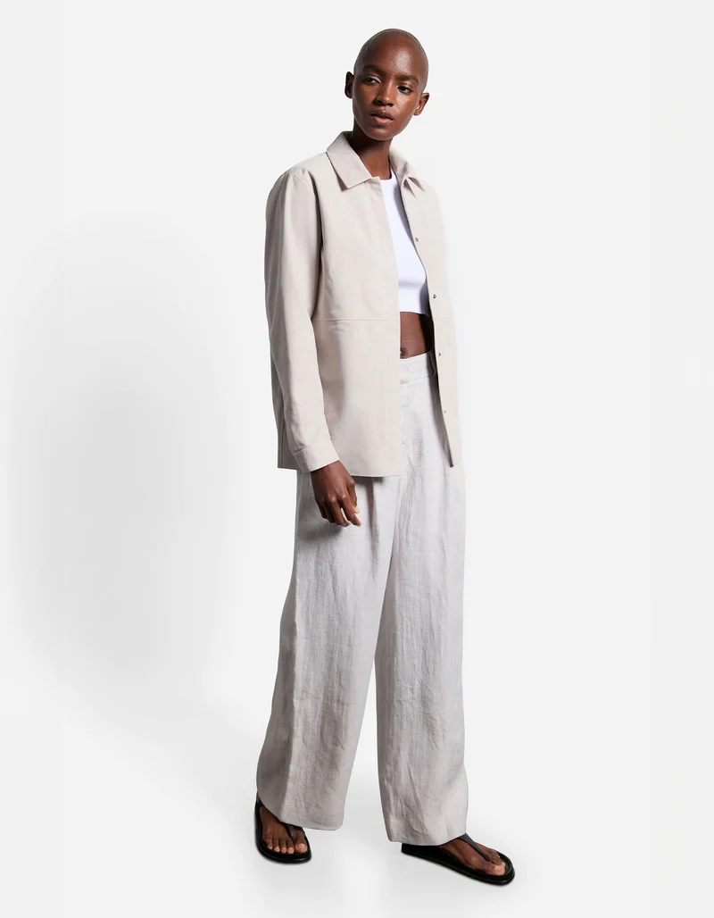 Leinen-Mix Wide-Leg Hose Nimela