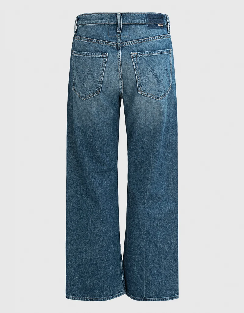 Washed-Out Wide-Leg Jeans
