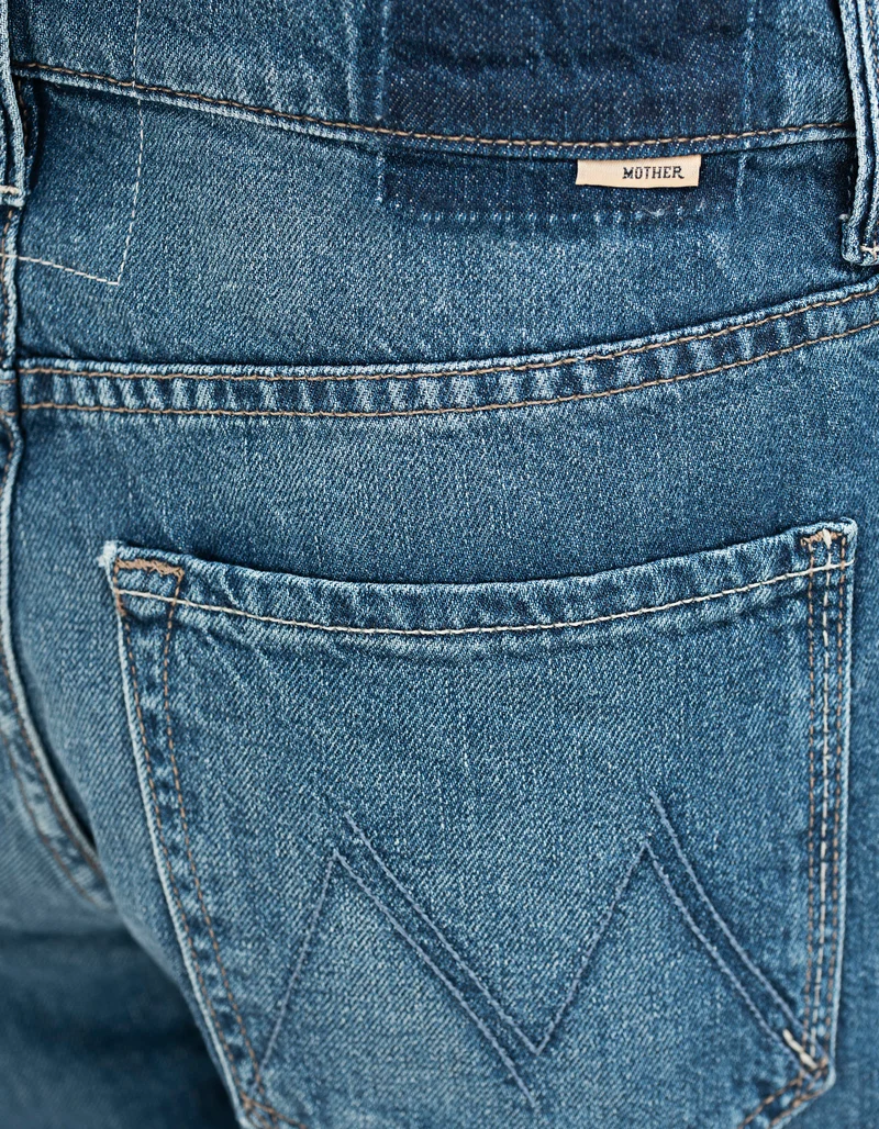 Washed-Out Wide-Leg Jeans