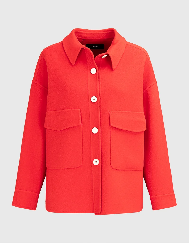 Woll-Jacke Kaylee mit Klappentaschen