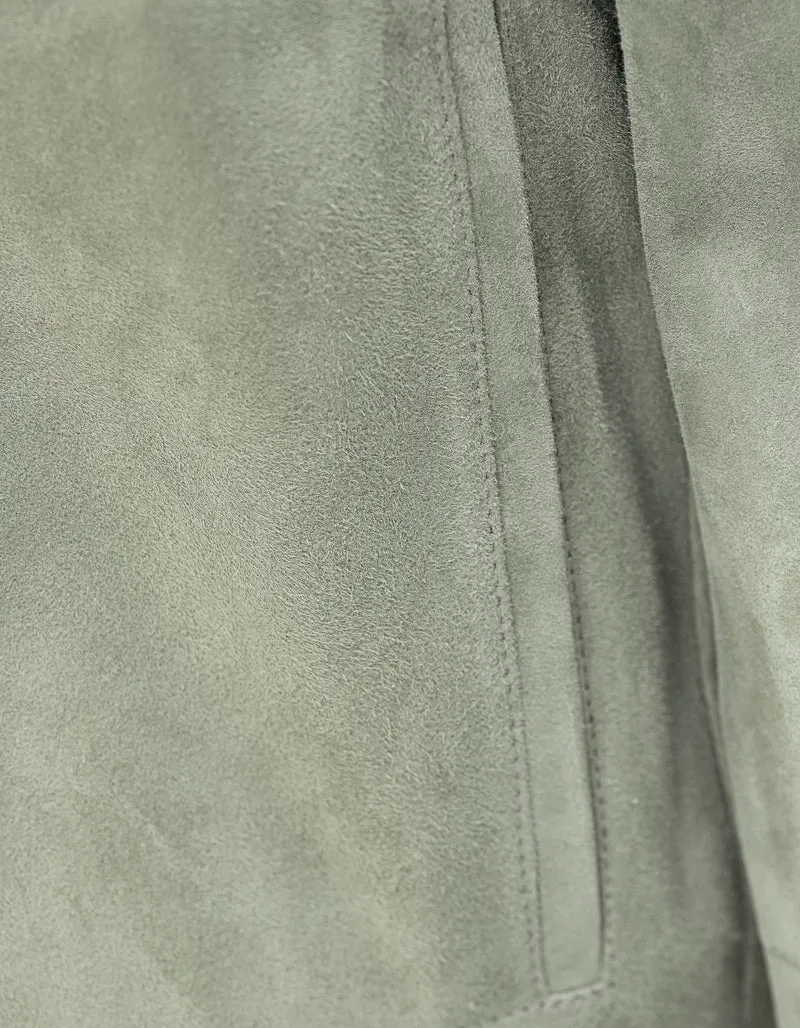 Veloursleder-Jacke Emy mit Eingrifftaschen
