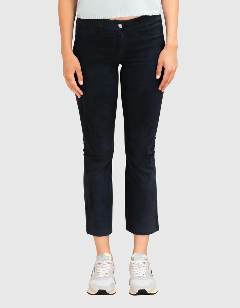 Kick Flare Wildlederhose Lively