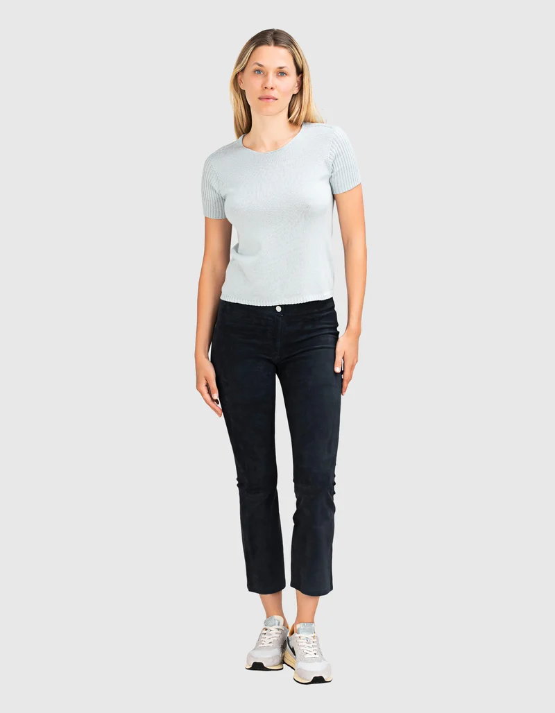 Kick Flare Wildlederhose Lively