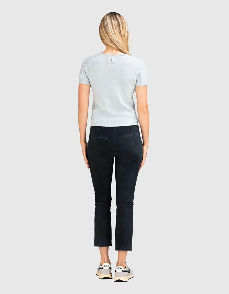 Kick Flare Wildlederhose Lively