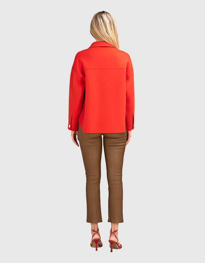 Kick-Flare Lammleder-Hose Lively