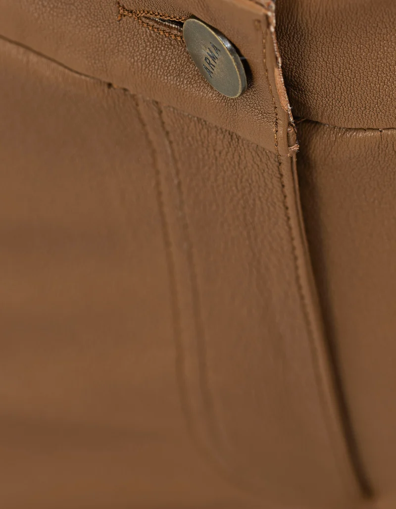 Kick-Flare Lammleder-Hose Lively