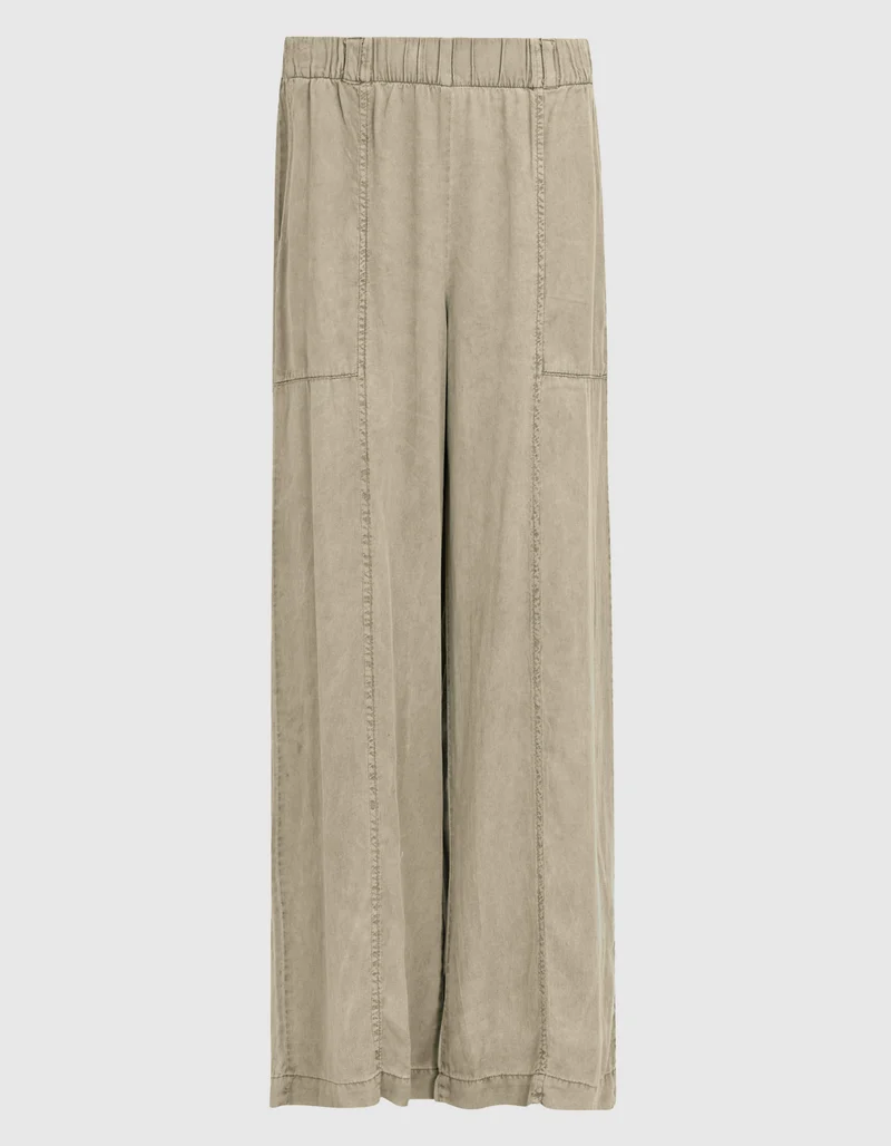 Wide-Leg Hose mit elastischem Bund