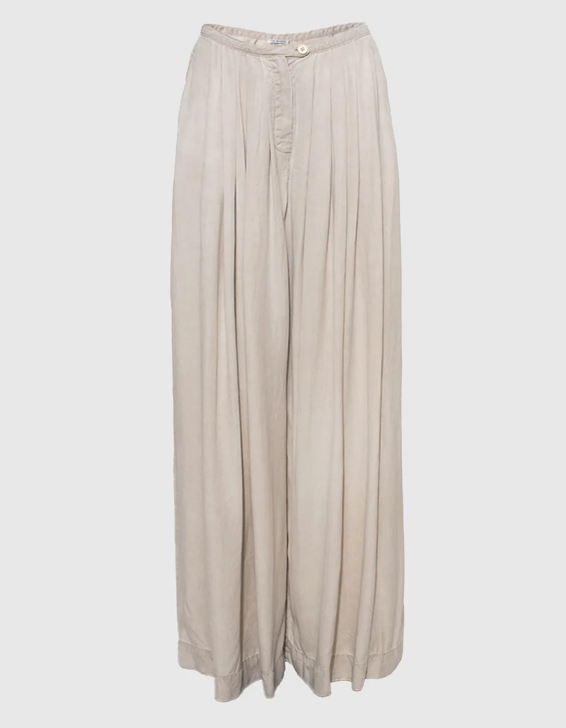 Wide-Leg Bundfaltenhose