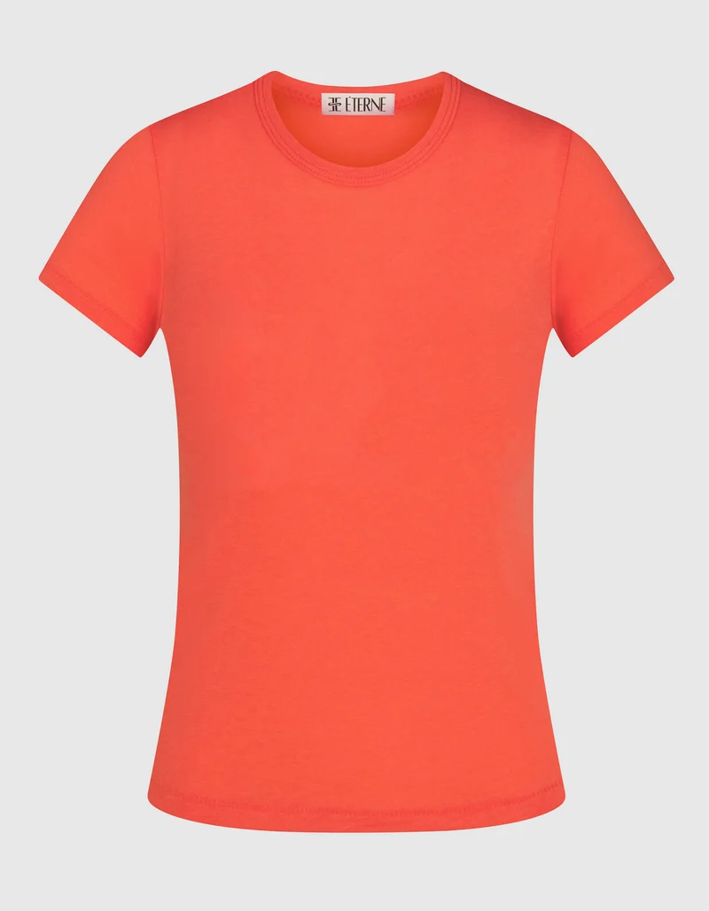 T-Shirt mit Rundhalsausschnitt Poppy