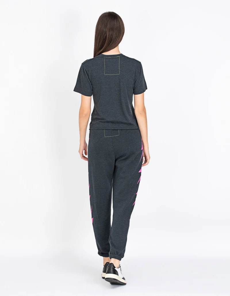 Bedrucktes Cropped T-Shirt