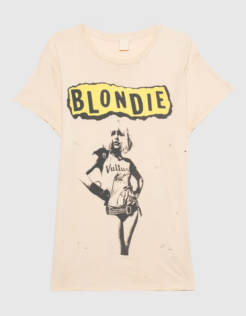 Bedrucktes Oversize T-Shirt im Vintage-Look