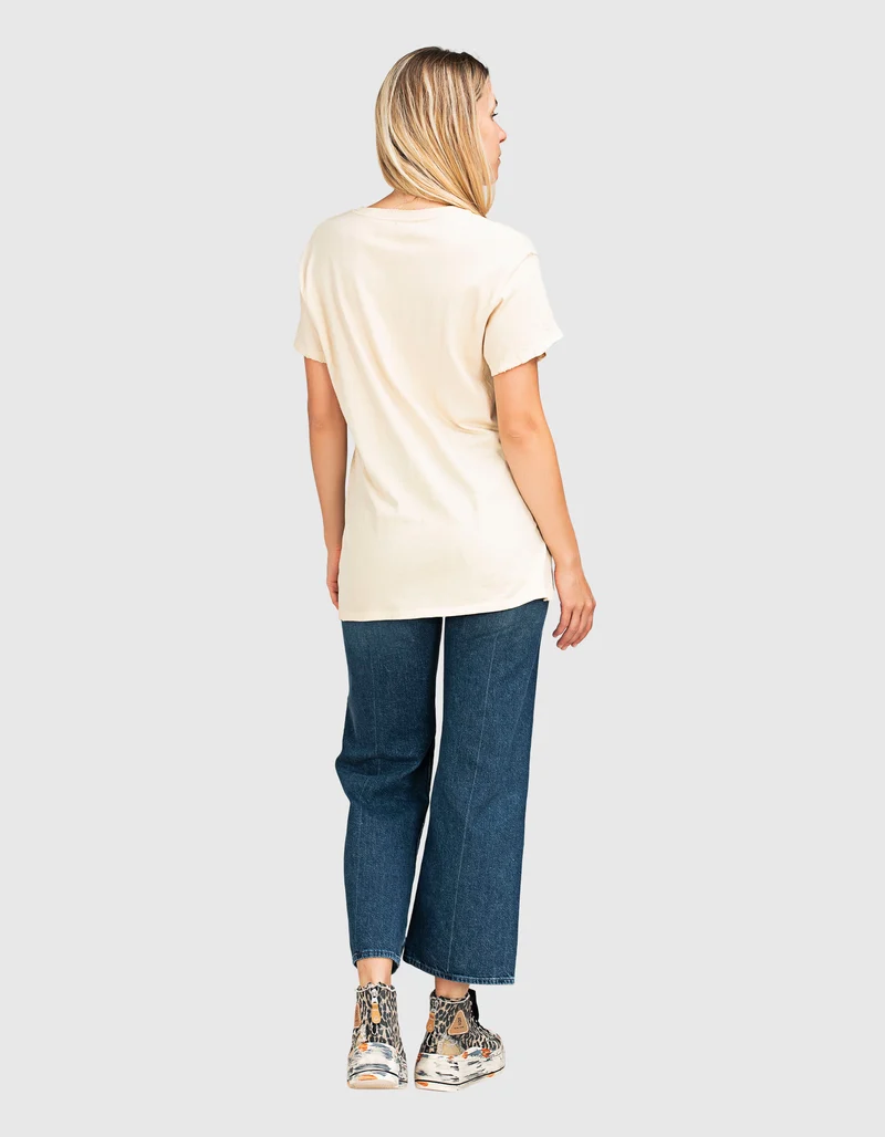 Bedrucktes Oversize T-Shirt im Vintage-Look