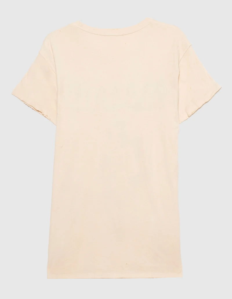 Bedrucktes Oversize T-Shirt im Vintage-Look