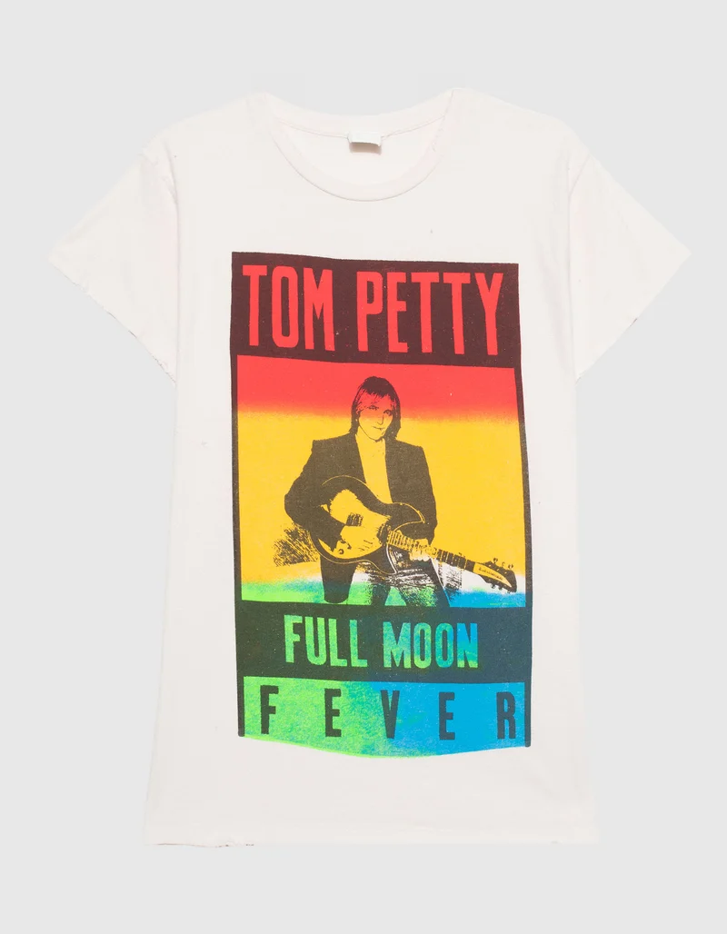 Bedrucktes Oversize T-Shirt im Vintage-Look