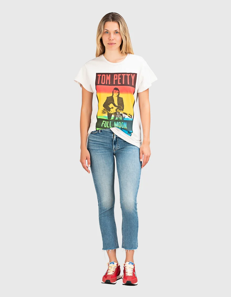 Bedrucktes Oversize T-Shirt im Vintage-Look