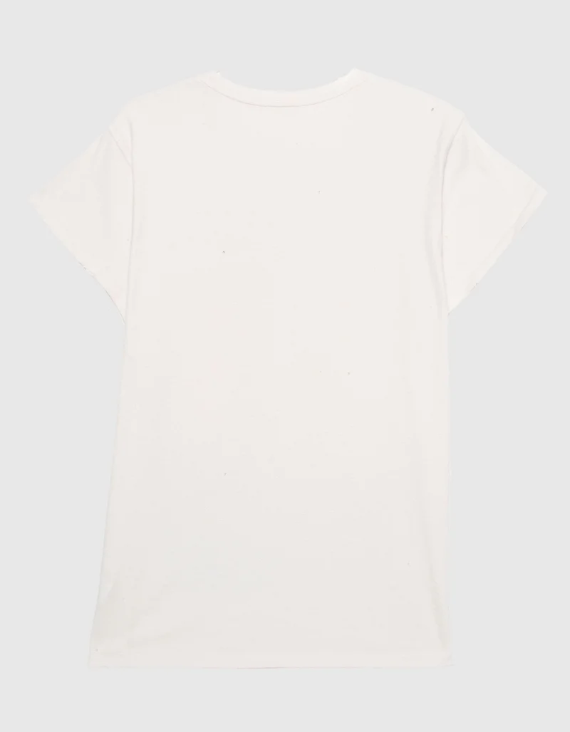 Bedrucktes Oversize T-Shirt im Vintage-Look