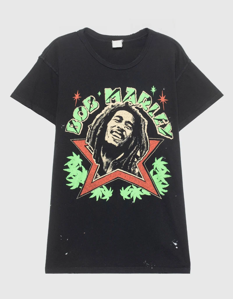 Bedrucktes Oversize T-Shirt im Vintage-Look