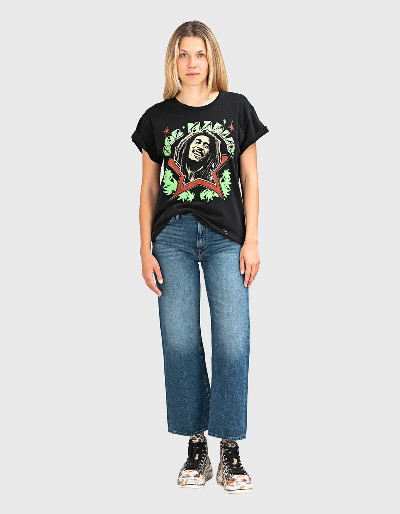 Bedrucktes Oversize T-Shirt im Vintage-Look