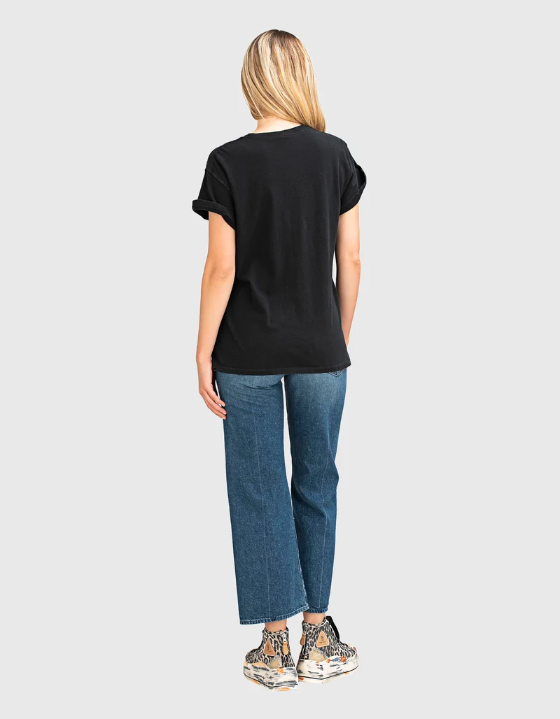 Bedrucktes Oversize T-Shirt im Vintage-Look