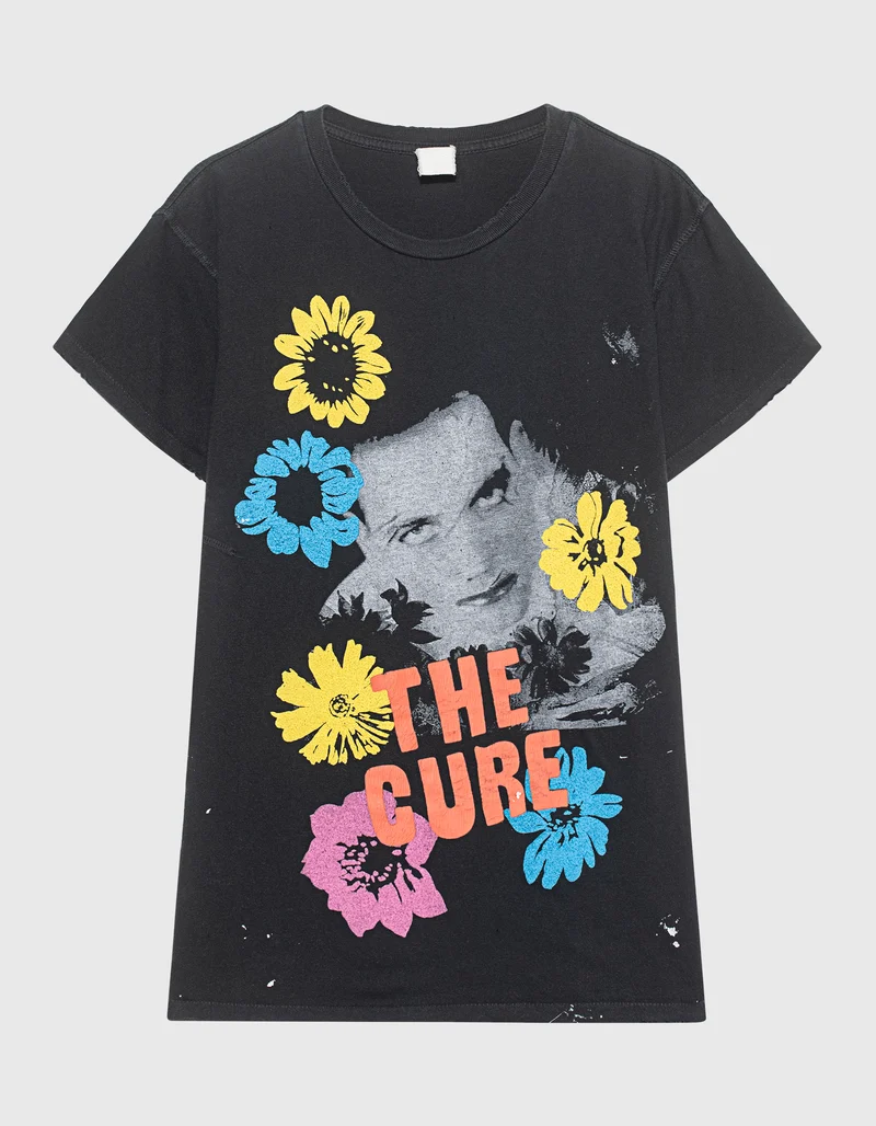 Bedrucktes Oversize T-Shirt im Vintage-Look