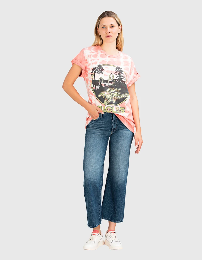 Bedrucktes Oversize T-Shirt im Vintage-Look