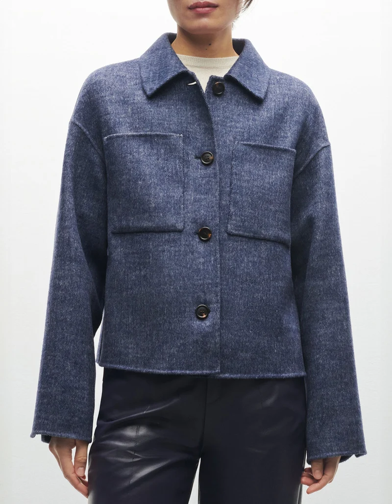 Boxy-Cut Woll-Jacke Carine