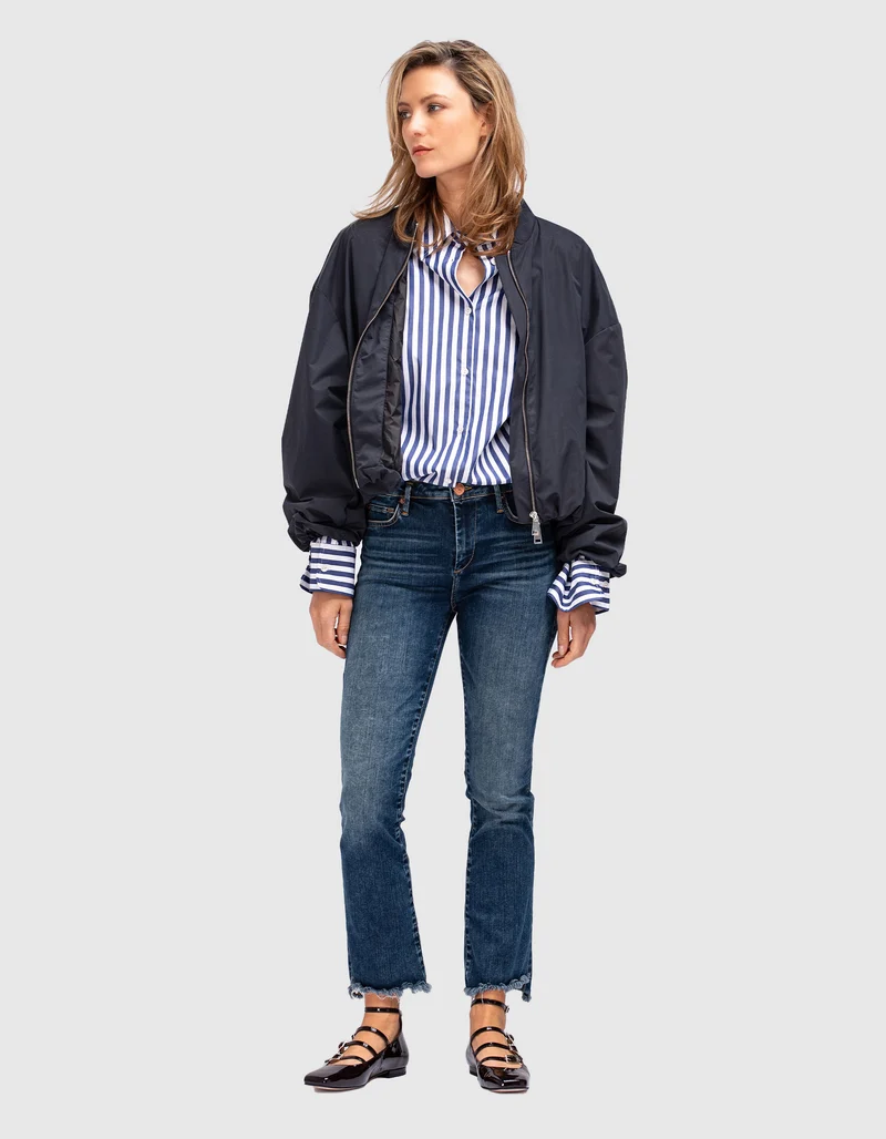 Cropped Oversize Blouson