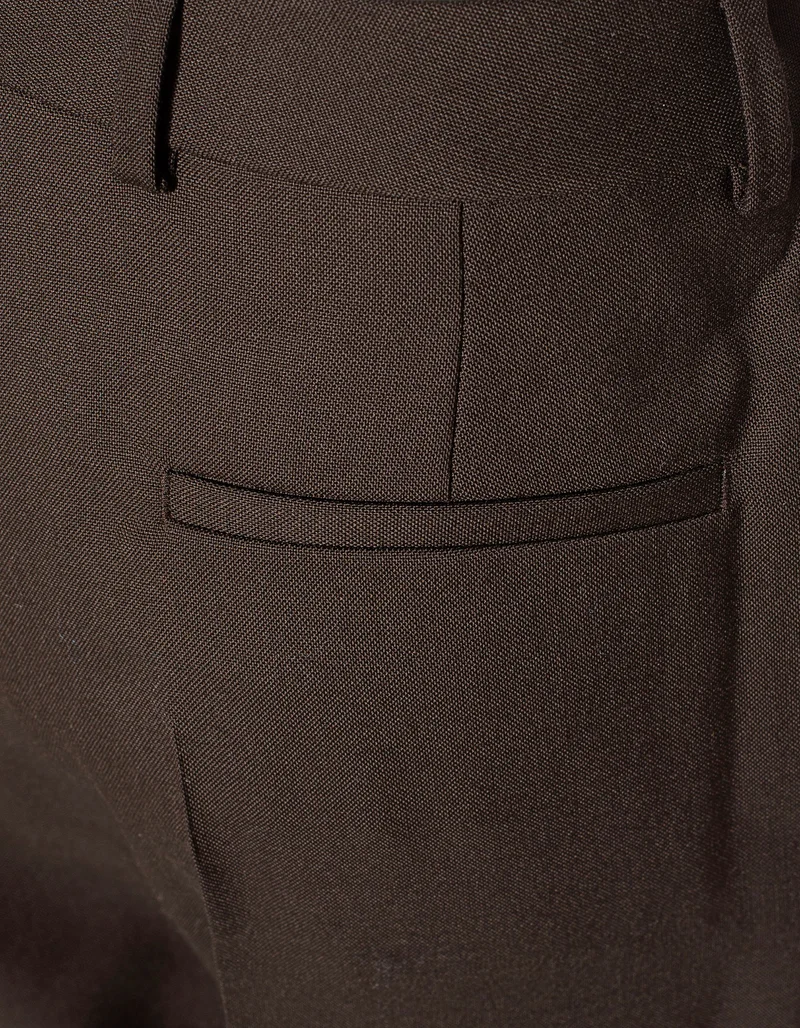 Slim-Fit Woll-Hose