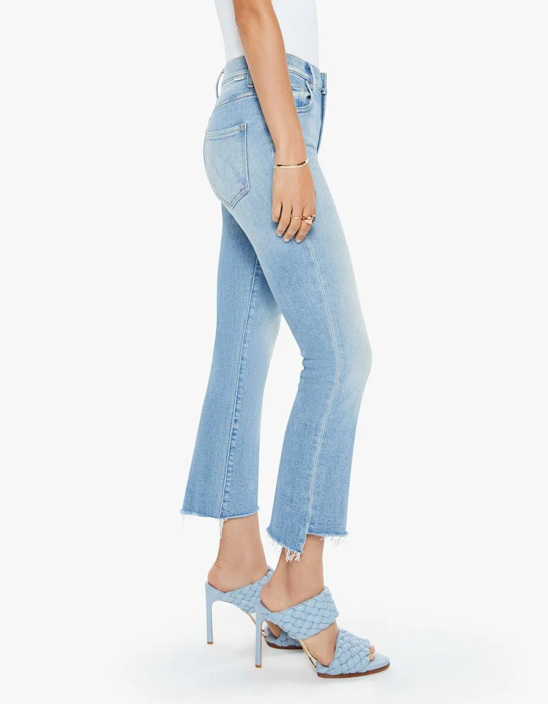 High-Waist Bootcut Jeans