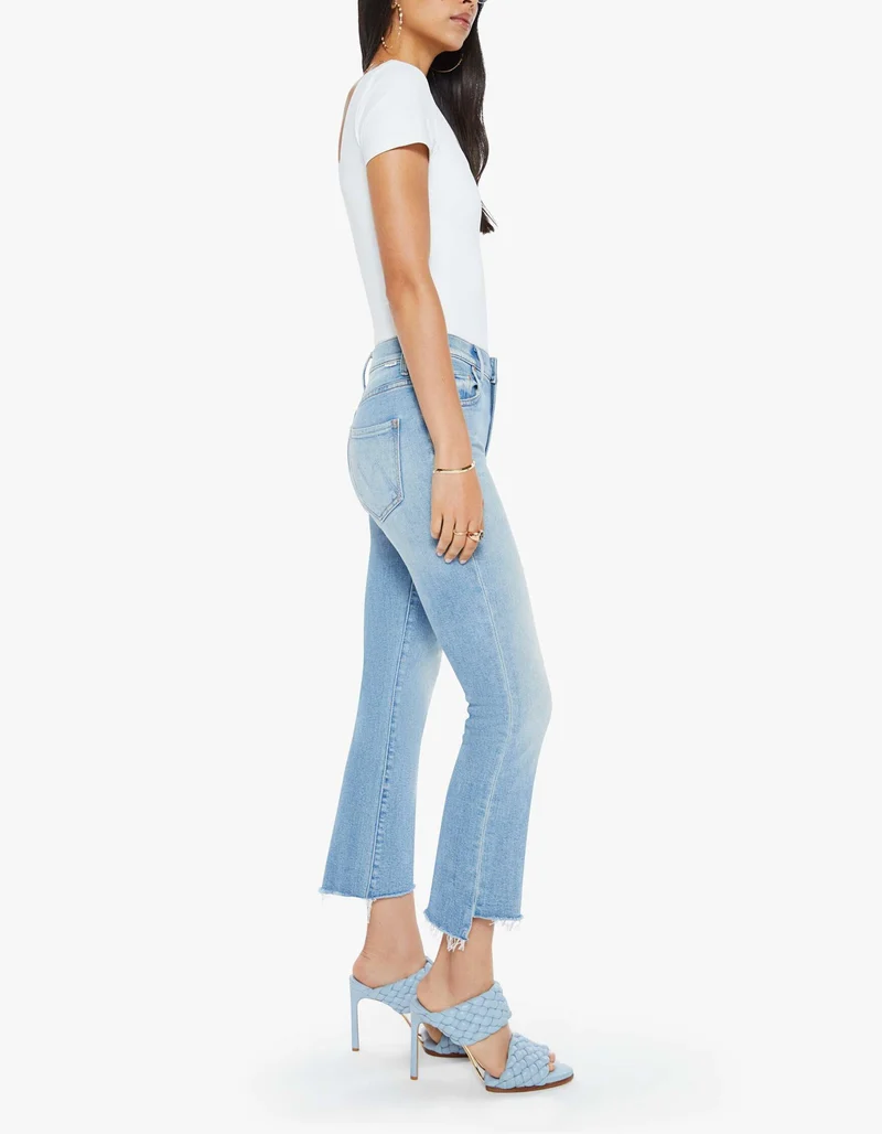 High-Waist Bootcut Jeans