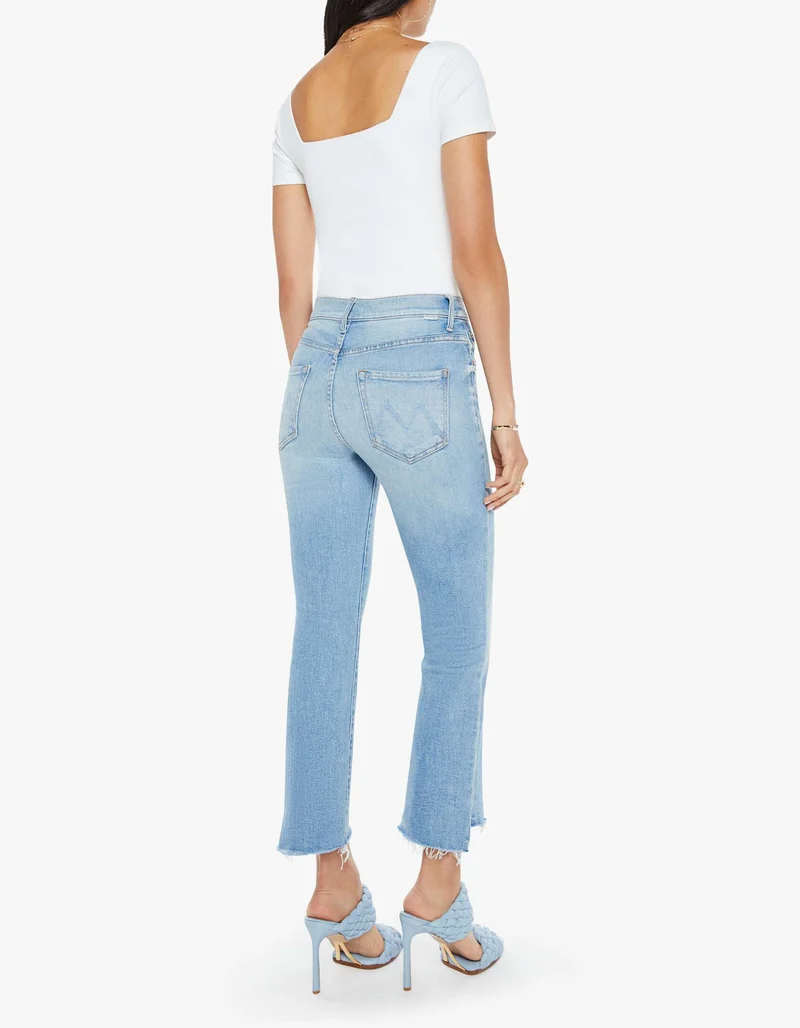 High-Waist Bootcut Jeans