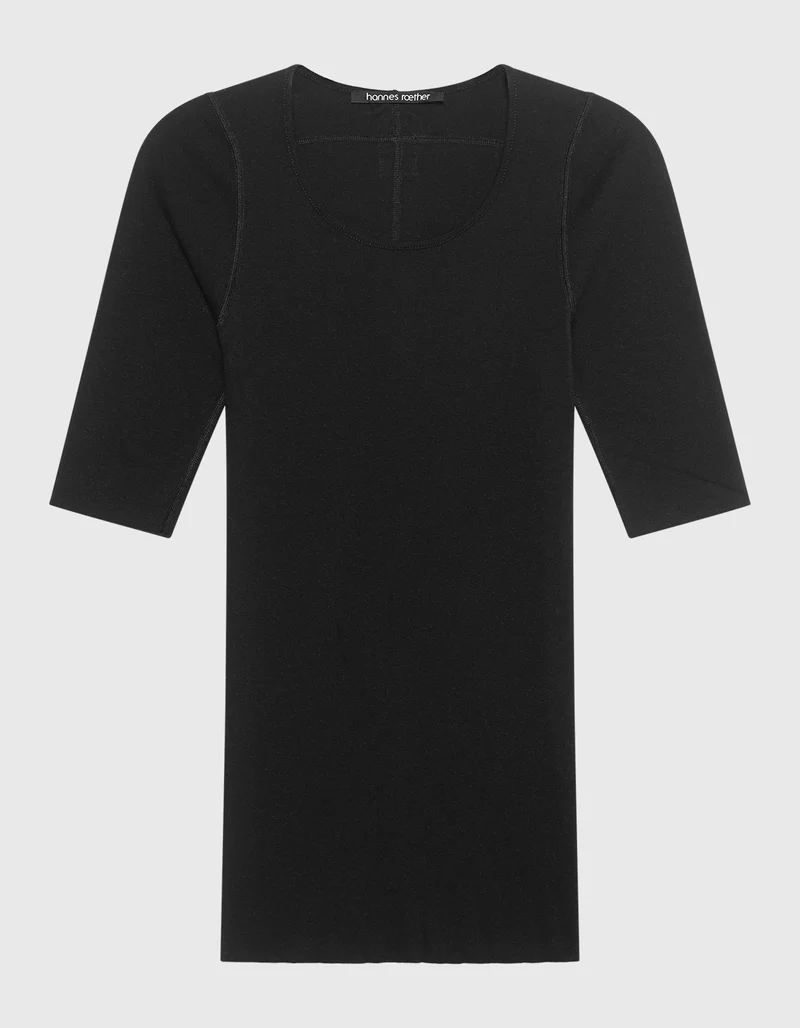 Kurzarm-Shirt mit Rundhalsausschnitt