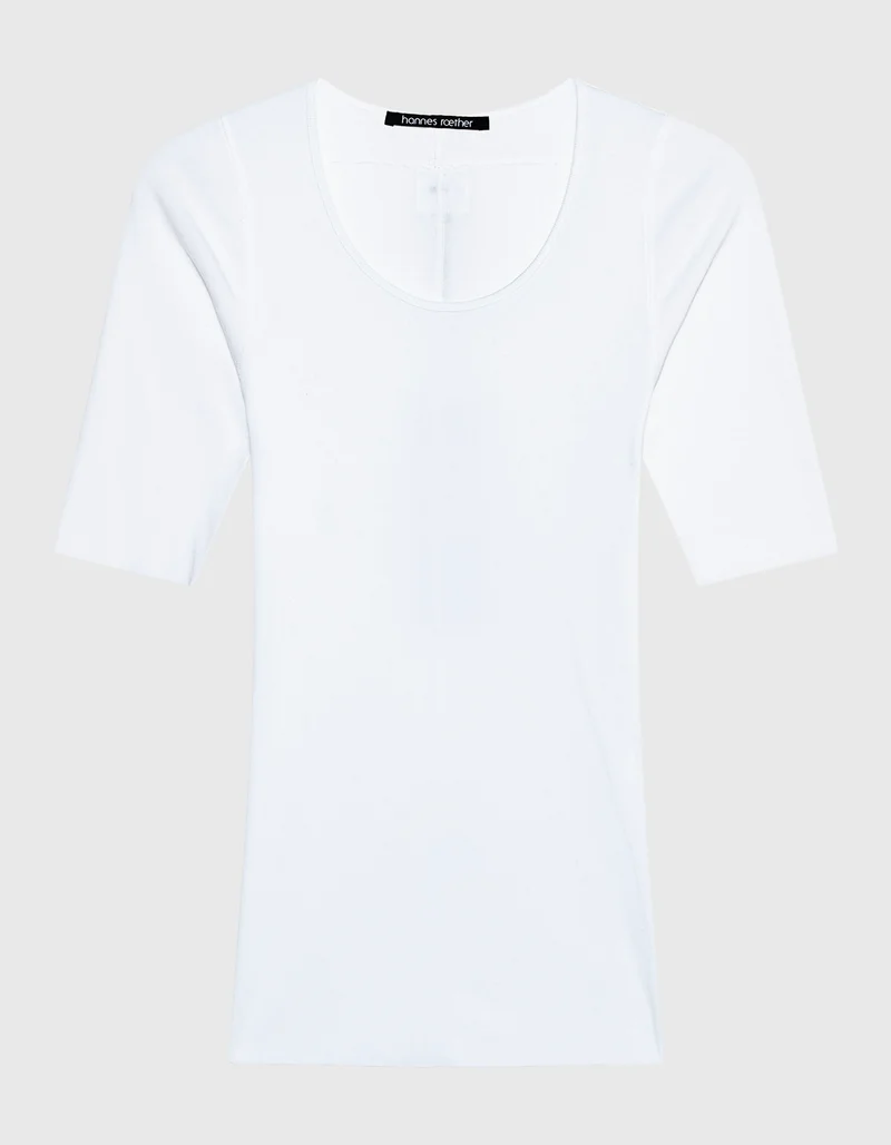 Kurzarm-Shirt mit Rundhalsausschnitt
