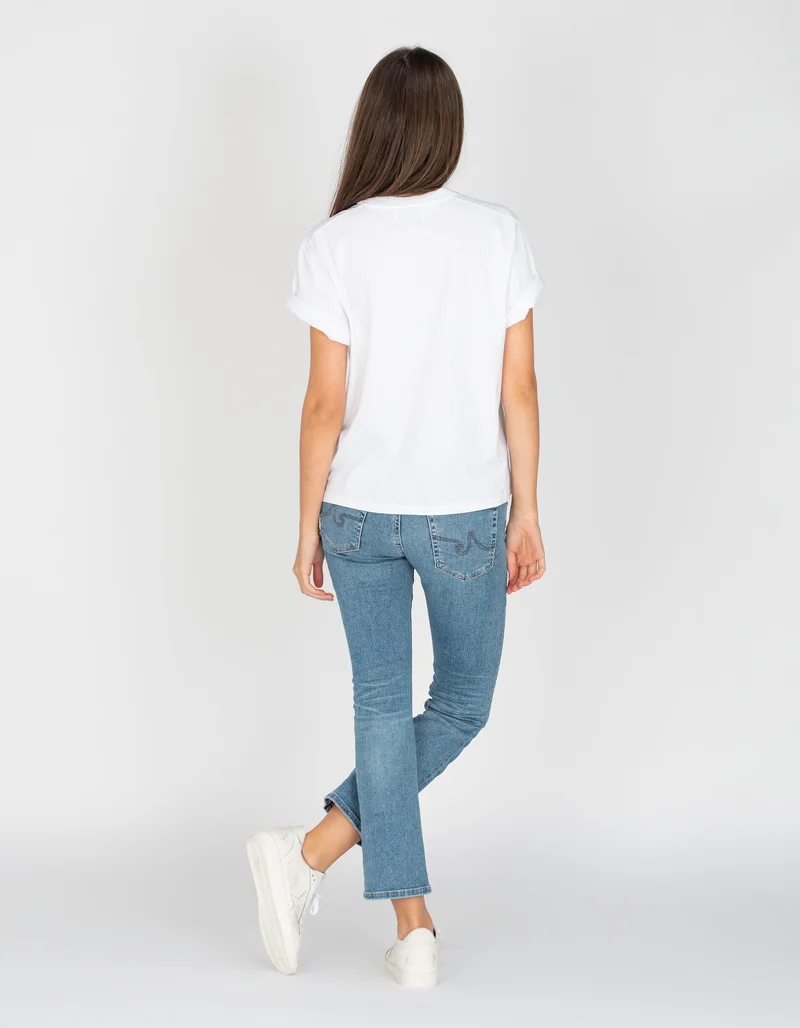 Destroyed Flare-Leg Jeans