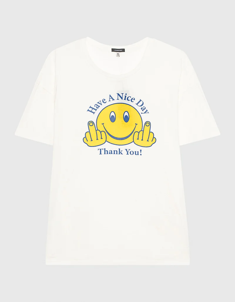 Bedrucktes Oversize T-Shirt