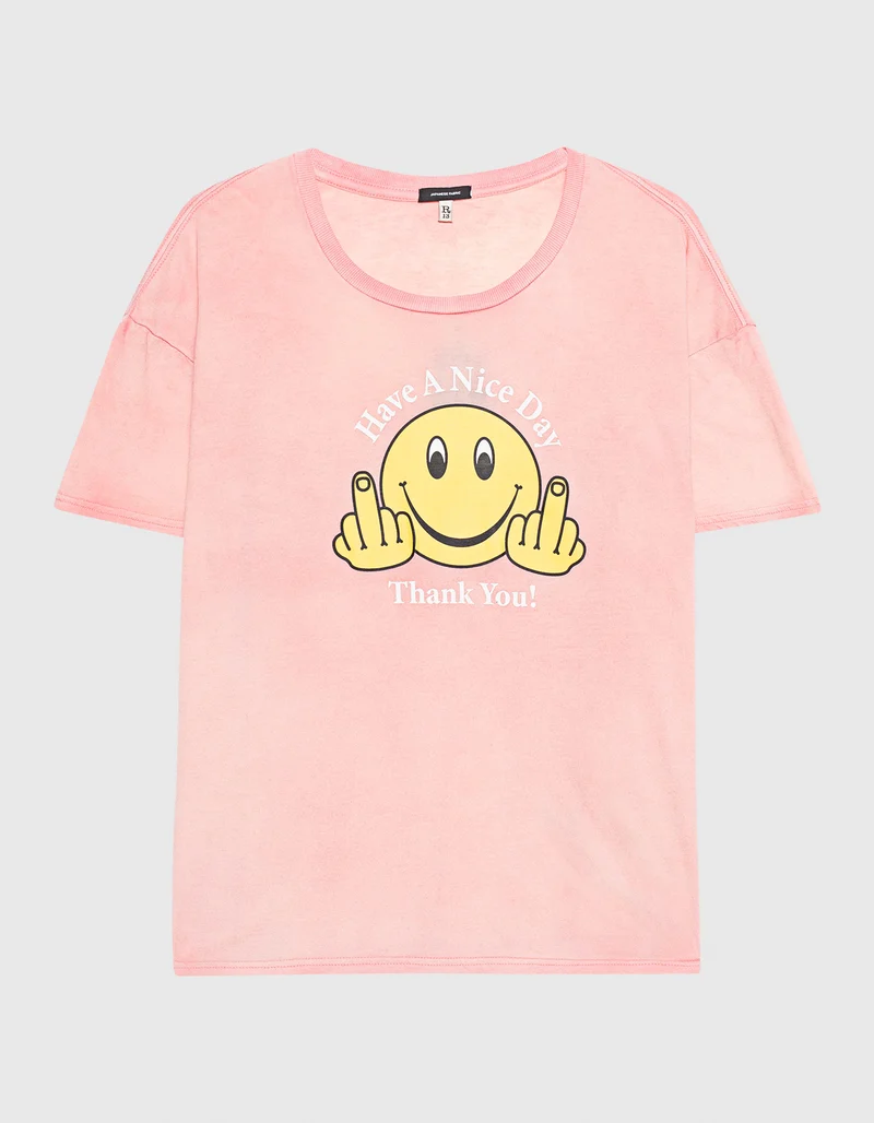 Bedrucktes Oversize T-Shirt