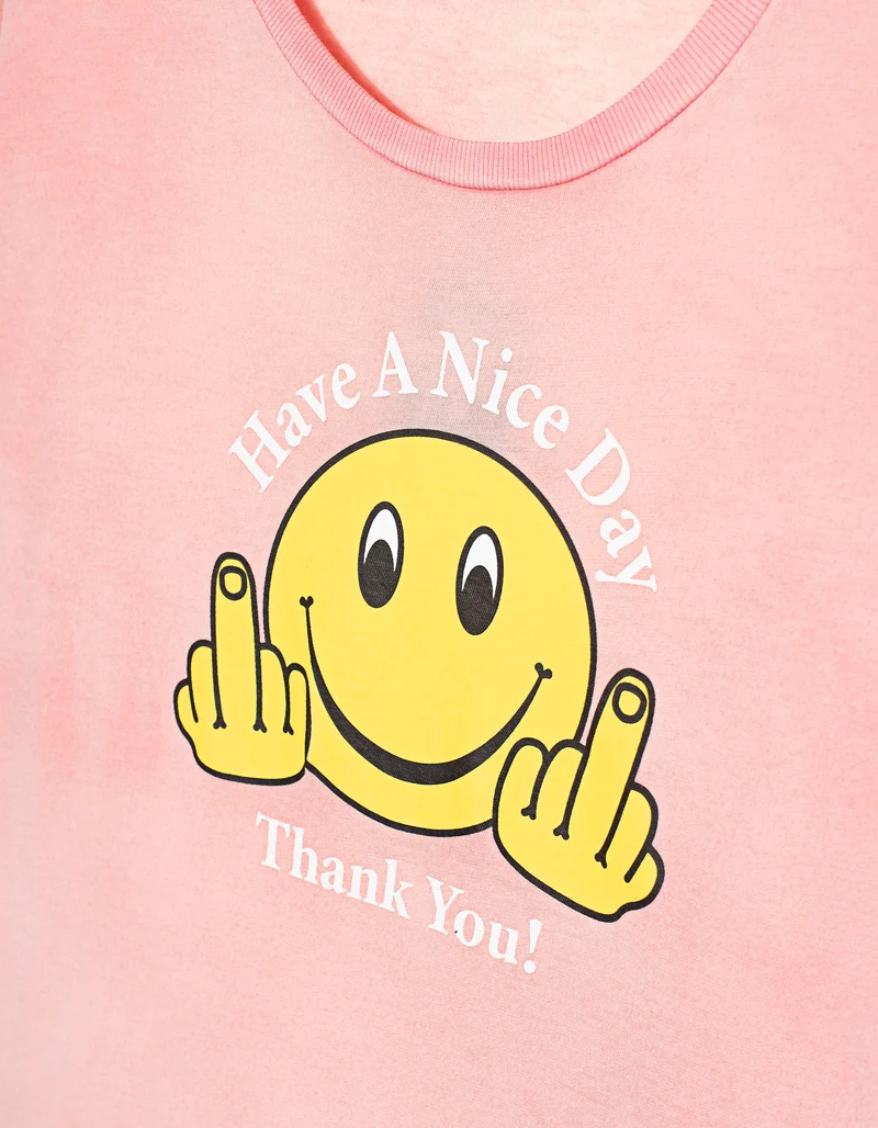 Bedrucktes Oversize T-Shirt
