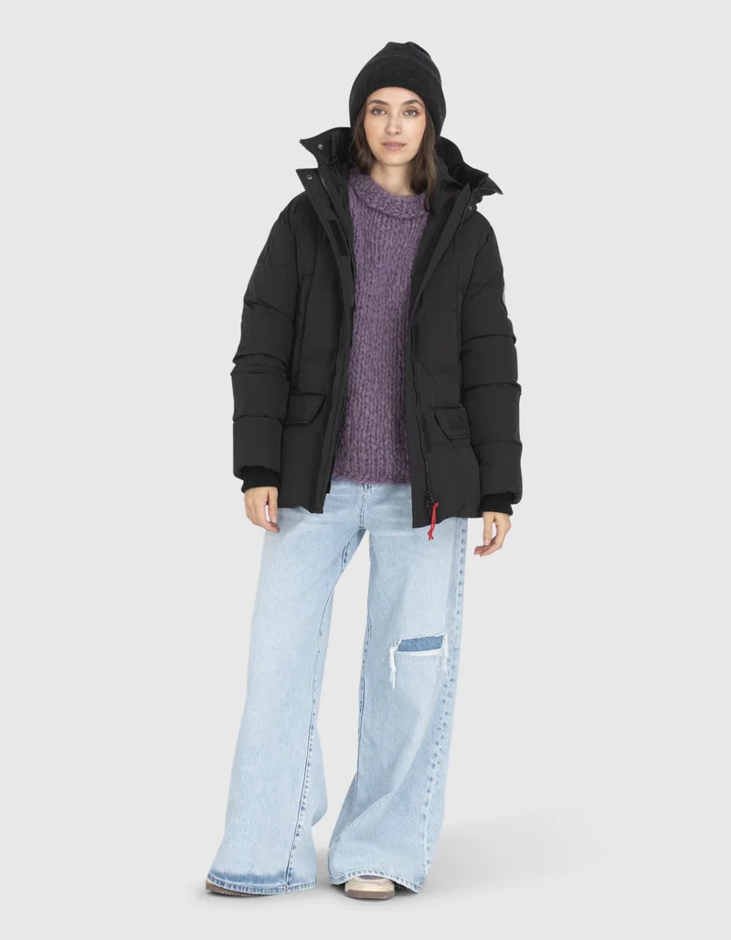 Daunen-Parka mit Kapuze