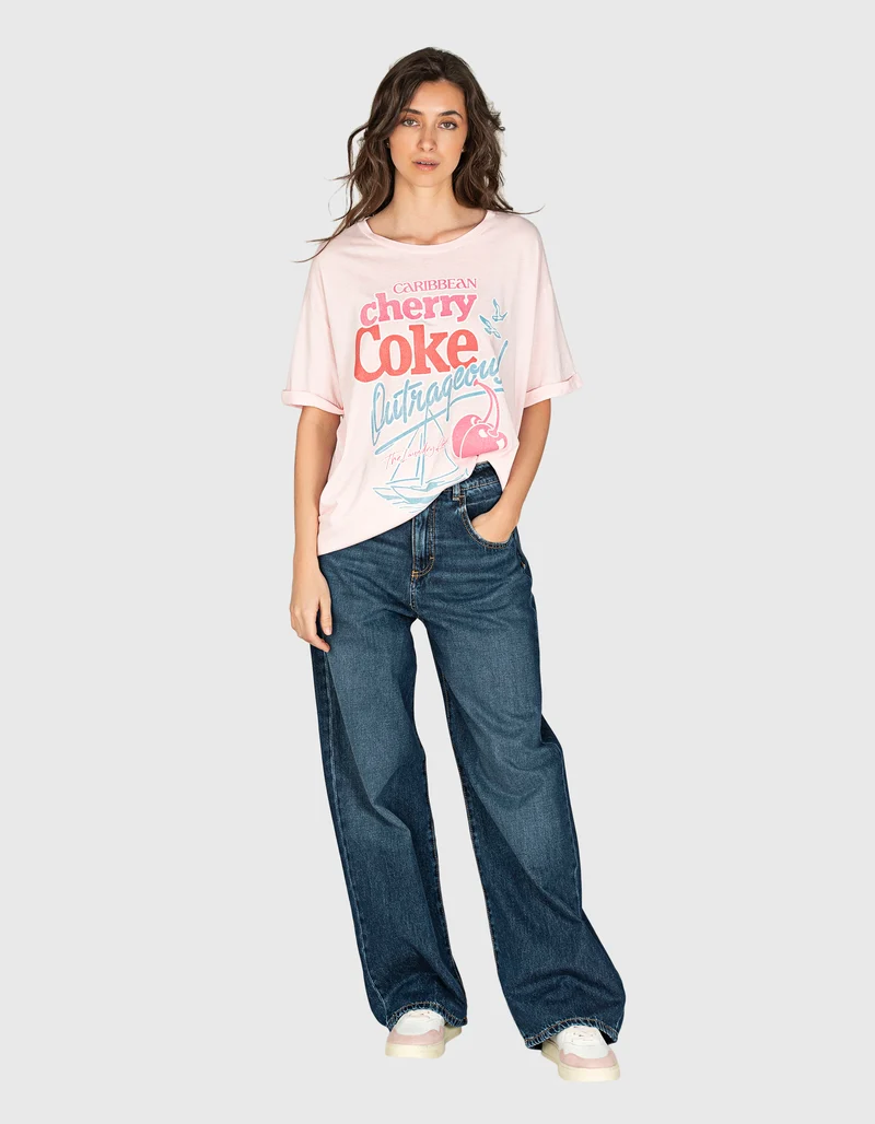 Bedrucktes Oversize T-Shirt