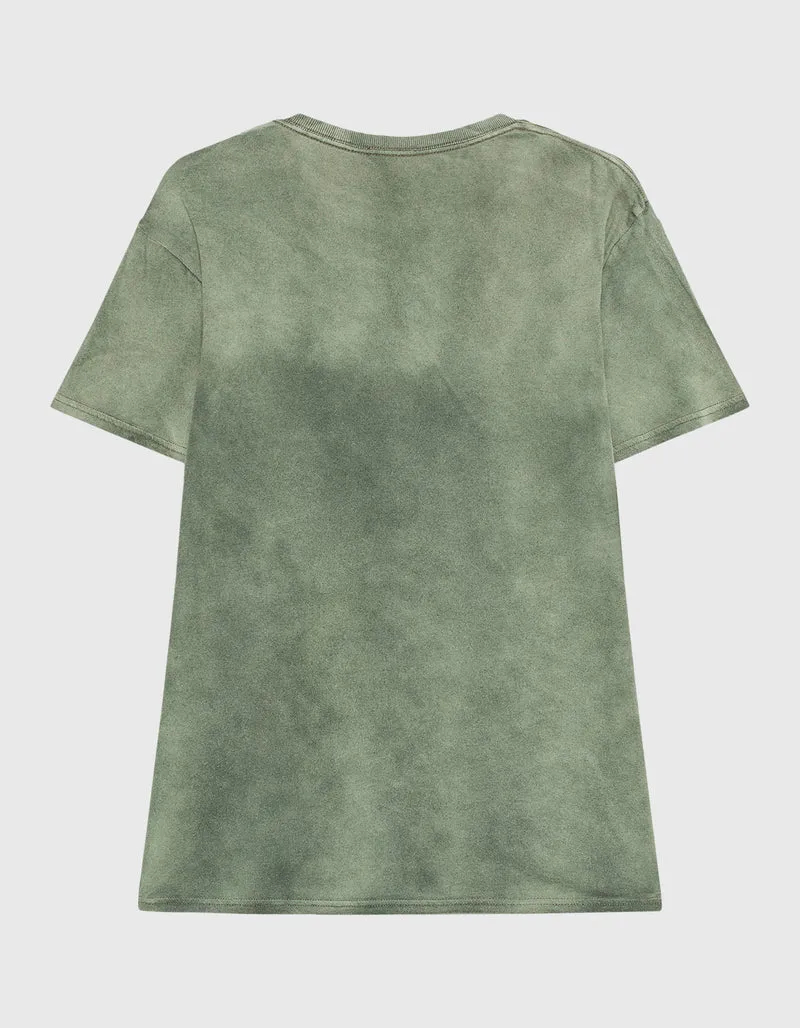 Bedrucktes Washed-Out T-Shirt