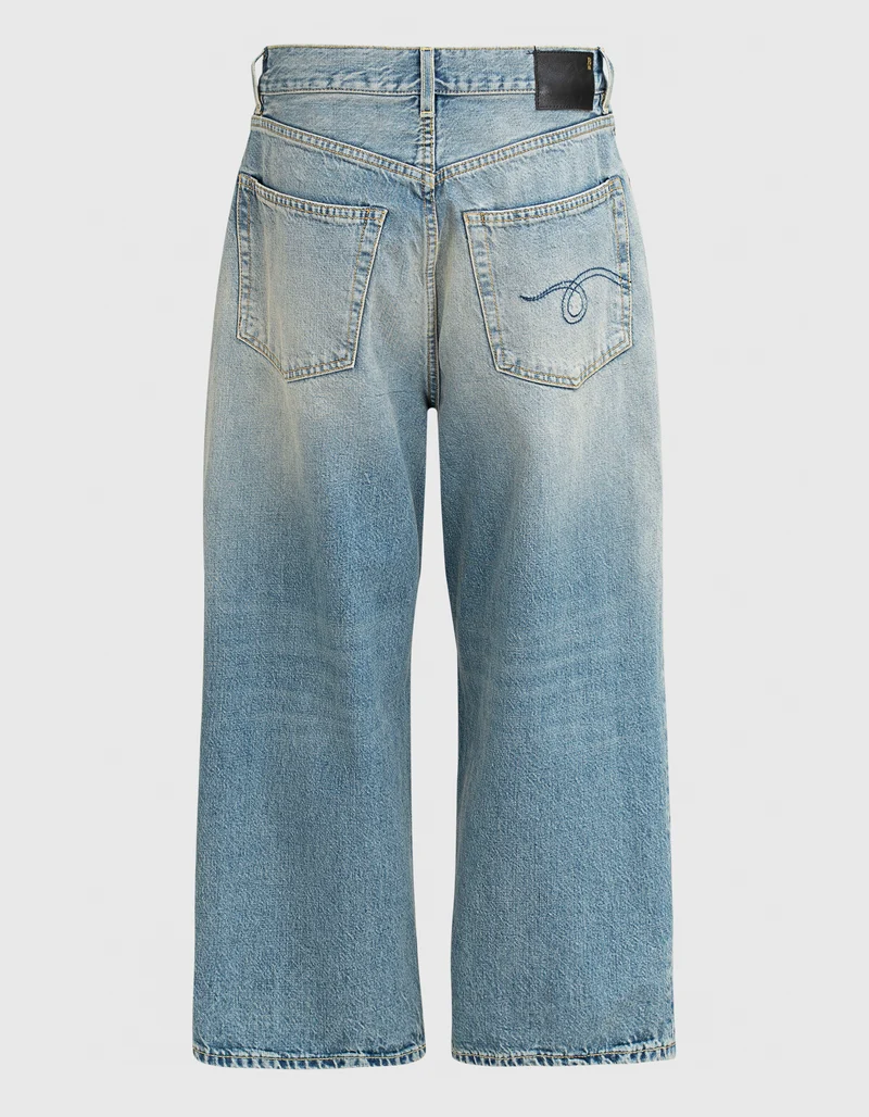 Cropped-Barell-Leg Jeans