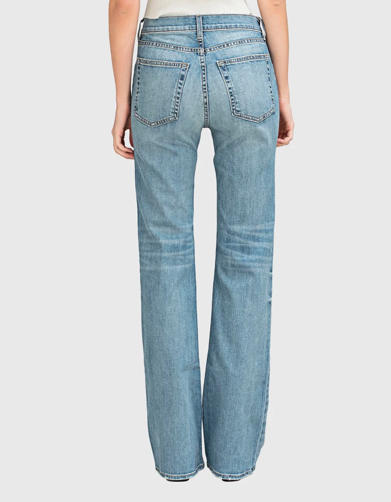 Washed-Out Flare-Leg Jeans Celia