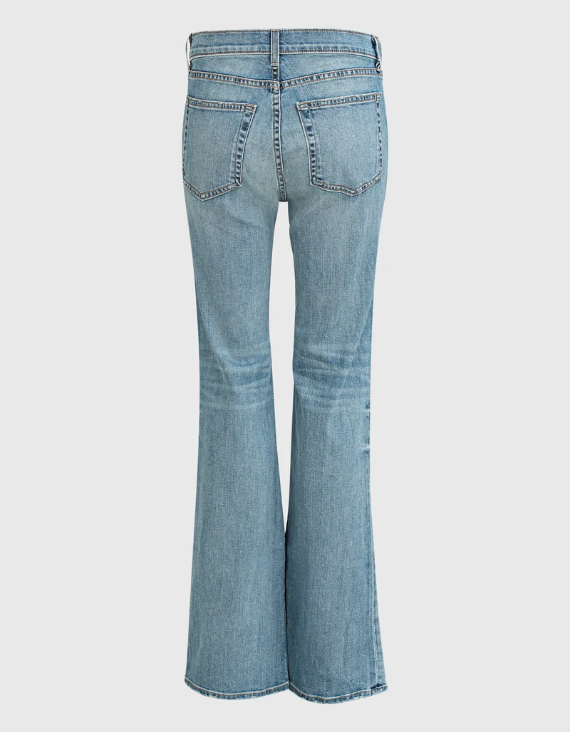 Washed-Out Flare-Leg Jeans Celia