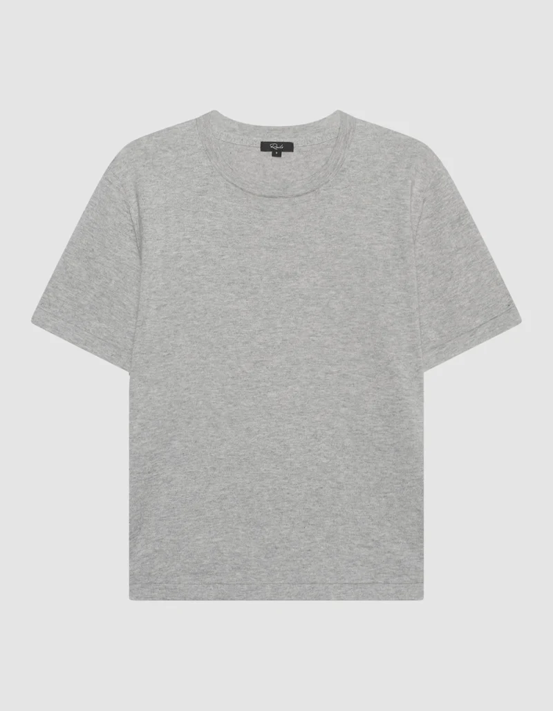 Strick T-Shirt mit Kaschmiranteil