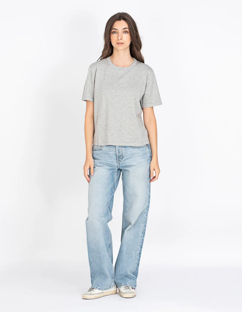 Strick T-Shirt mit Kaschmiranteil
