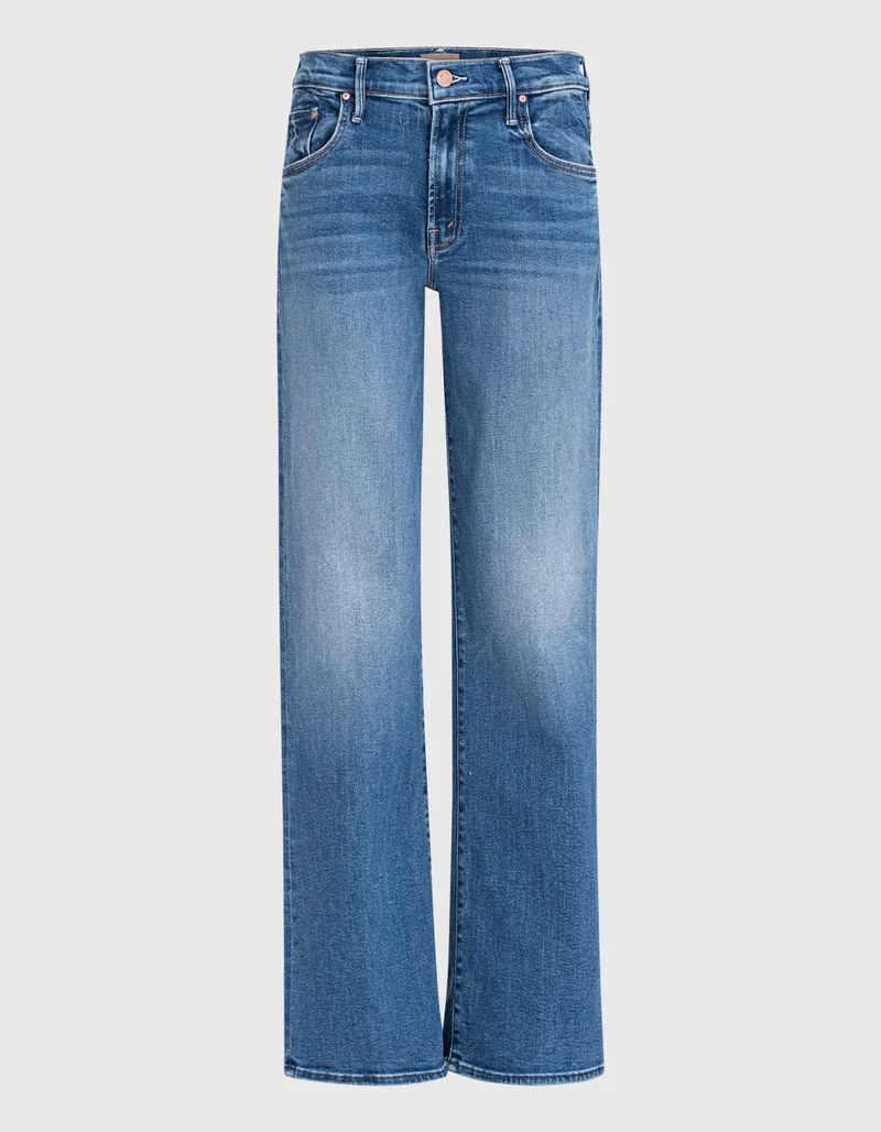 Mid-Rise Straight-Leg Jeans