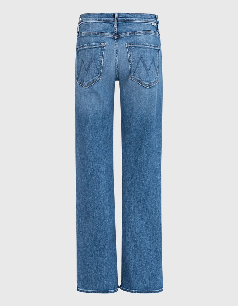 Mid-Rise Straight-Leg Jeans